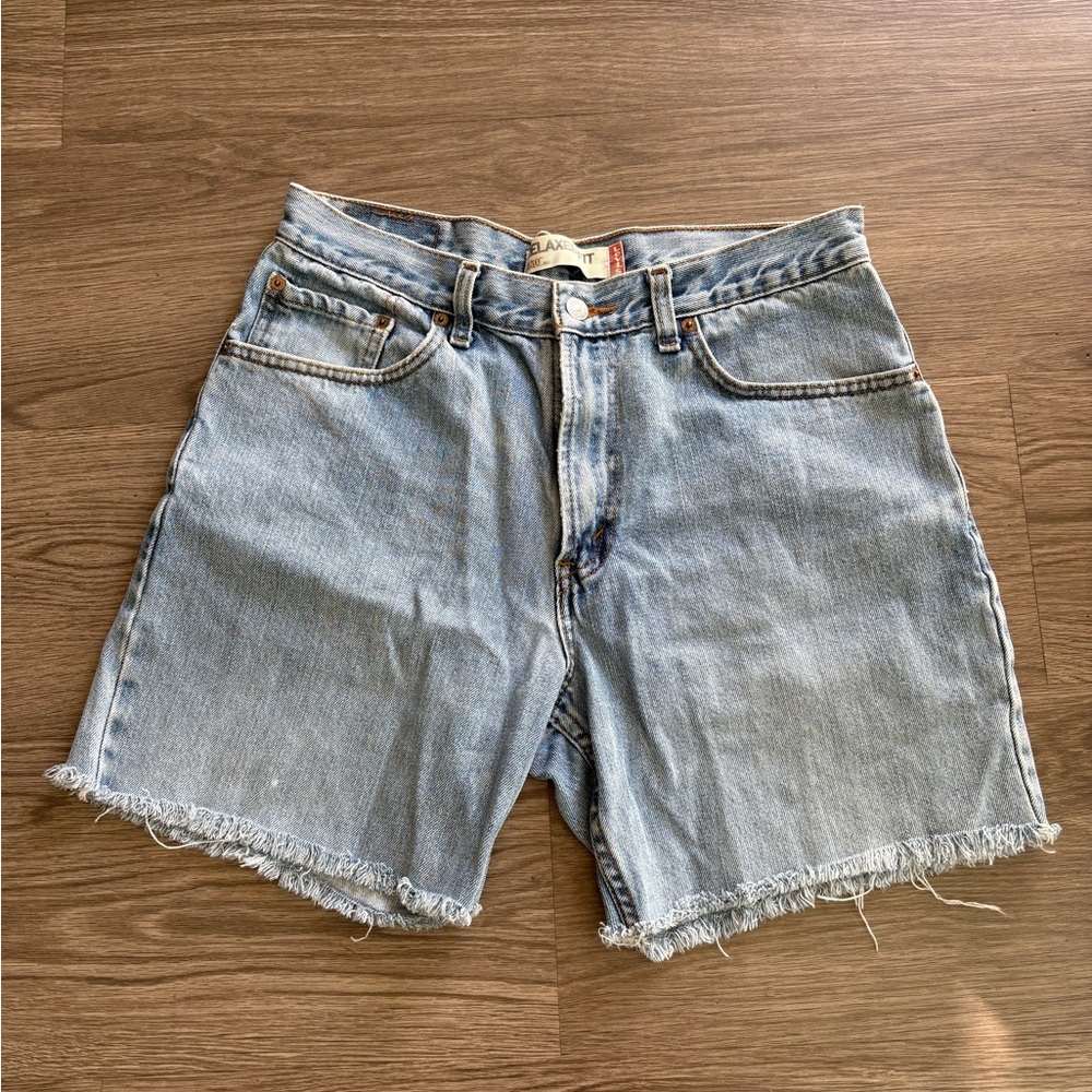 SOLD Levi's Blue Jean Shorts Classic Cut-Off Style